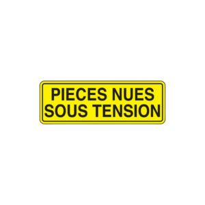 Pièces nues sous tension
