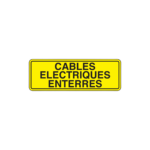 Câbles électriques enterrés