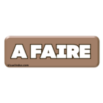 À faire