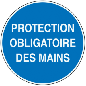 Protection obligatoire des mains