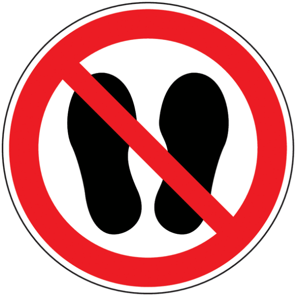 Interdit aux piétons Interdit aux piétons