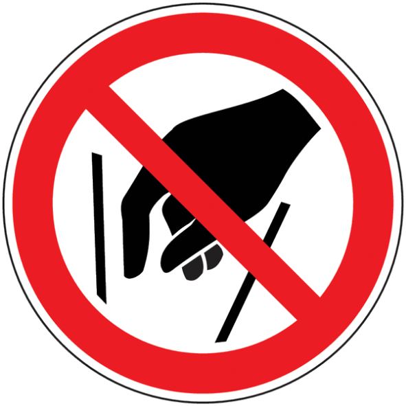 Ne pas mettre les mains Ne pas mettre les mains