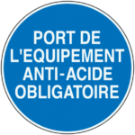 Équipement anti acide