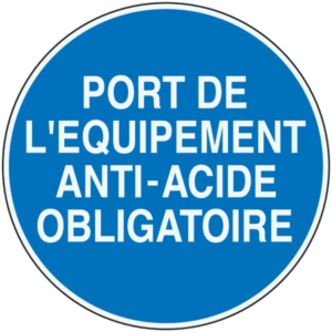 Équipement anti acide