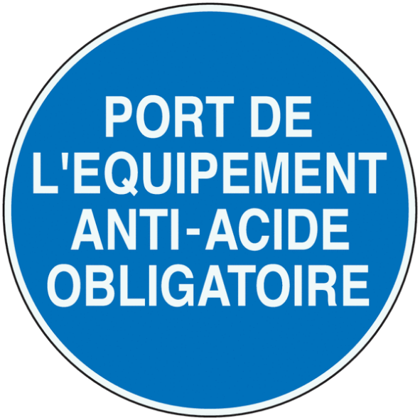 Équipement anti acide Équipement anti acide