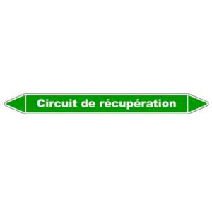 tuyauterie Circuit de récupération