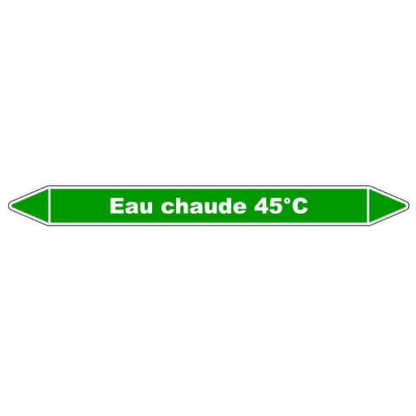tuyauterie Eau chaude 45 °C