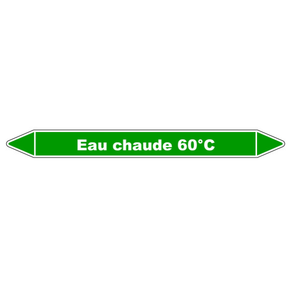 tuyauterie Eau chaude 60 °C tuyauterie Eau chaude 60 °C