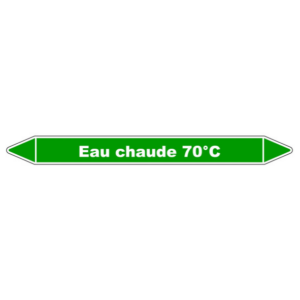 tuyauterie Eau chaude 70 °C