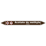 Tuyauterie Acétate de méthyle
