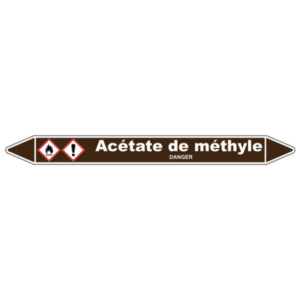 Tuyauterie Acétate de méthyle